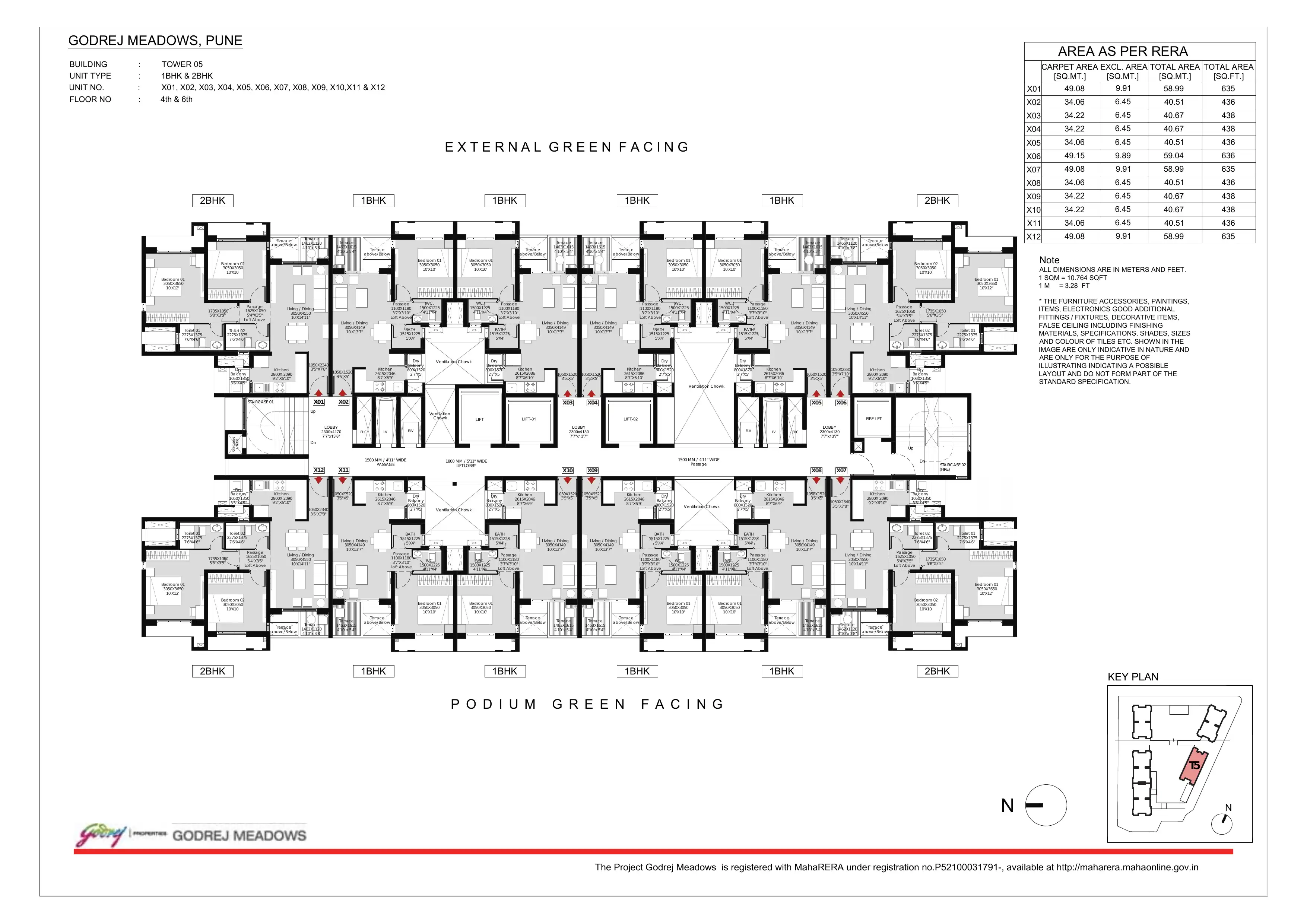 Godrej Meadows Floor plan 6